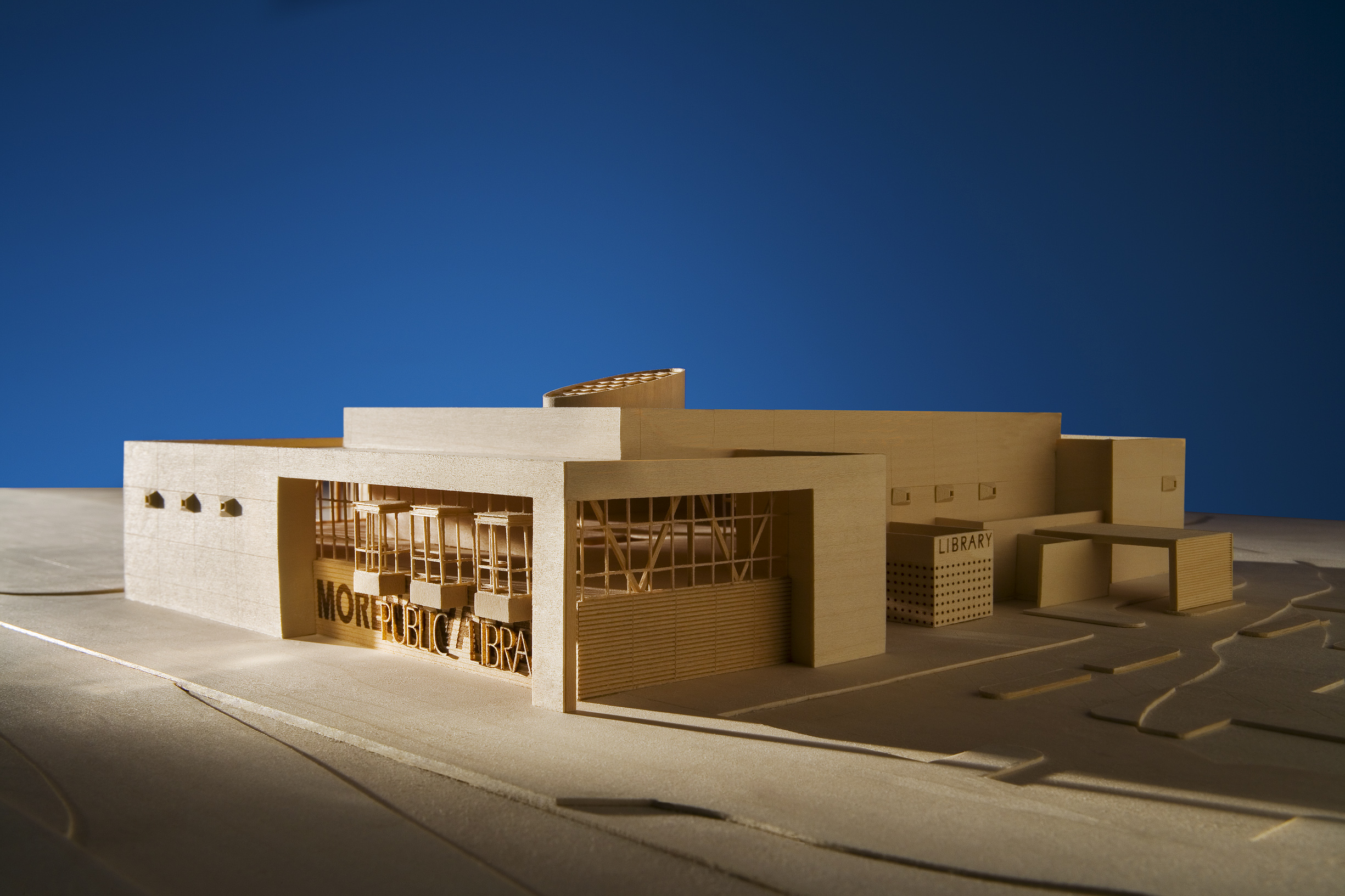 MORENO VALLEY PUBLIC LIBRARY SCALE MODEL